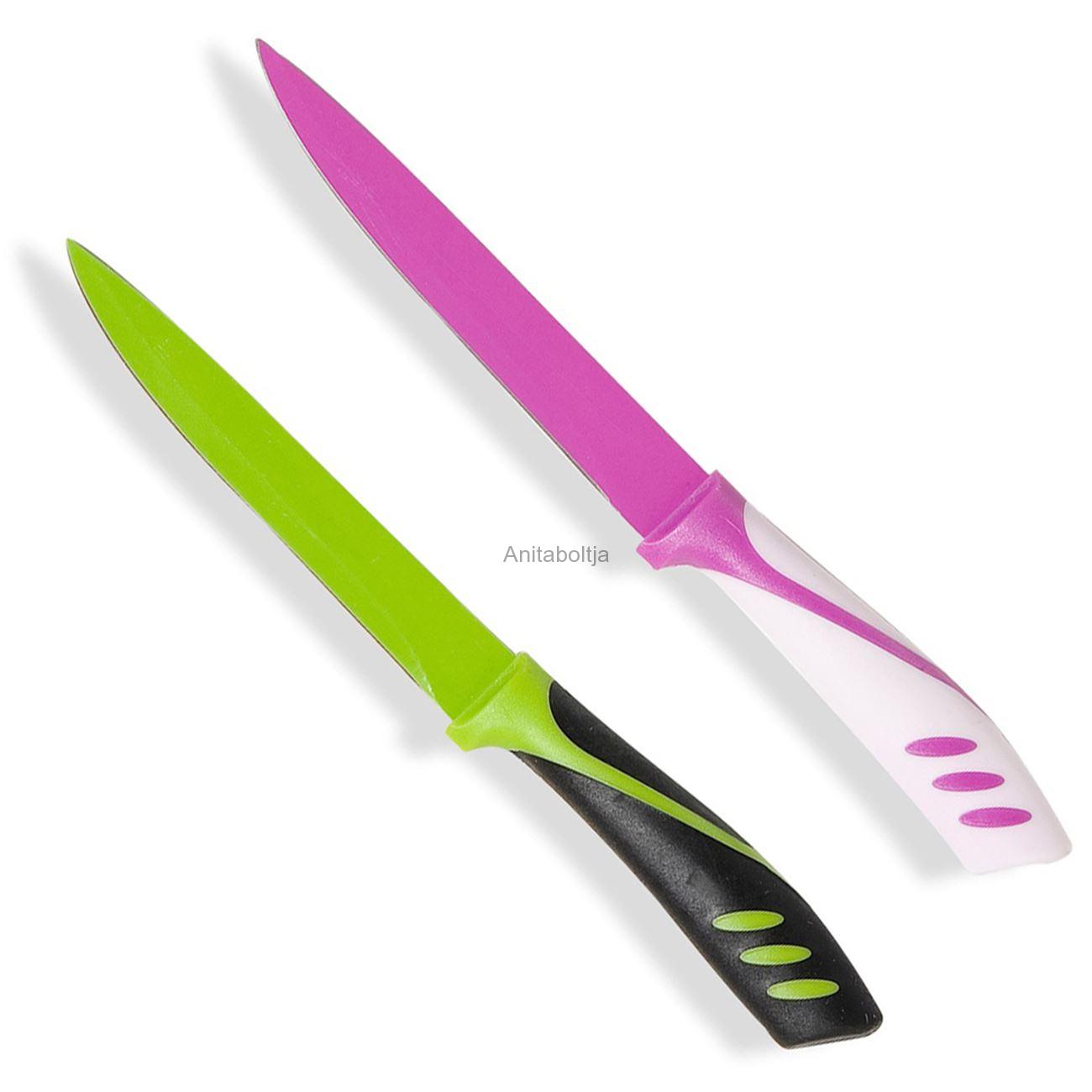 Kés szett lila / zöld 4 db