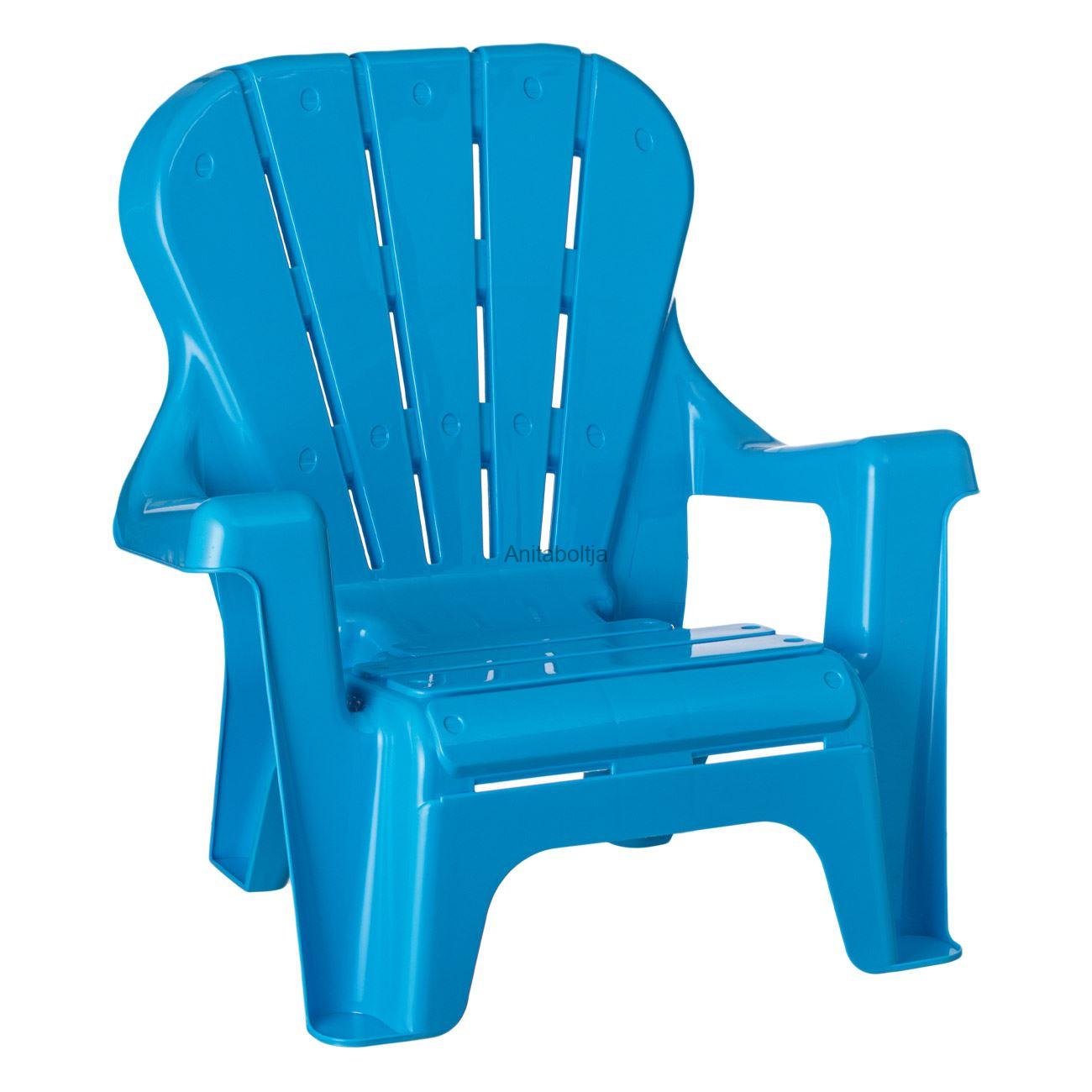 Szék Gyermek fotel műanyag kék 45x33x45 cm