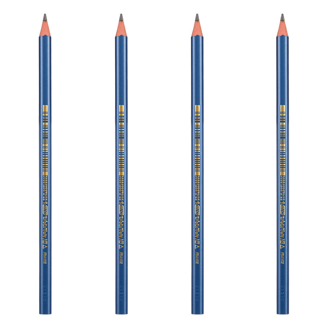 Háromszög ceruza UK Blue Metallic BIC - 4 db