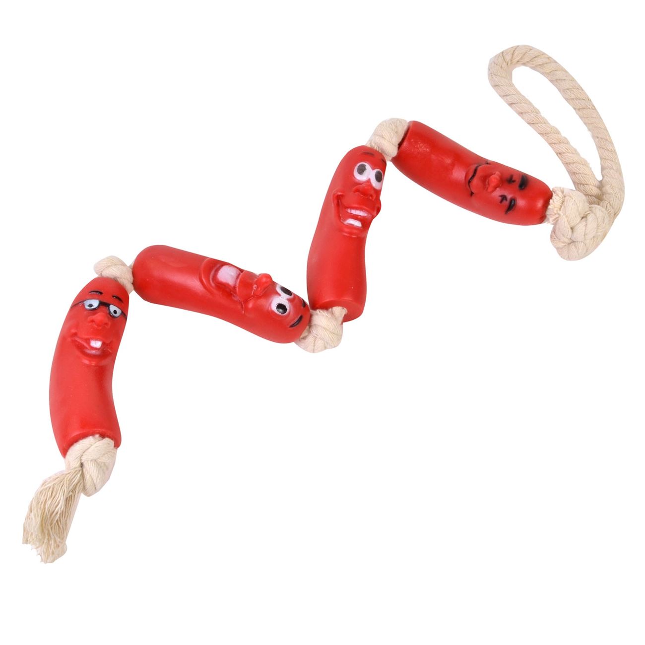 Játék kutyáknak kötélkolbász 65 cm.