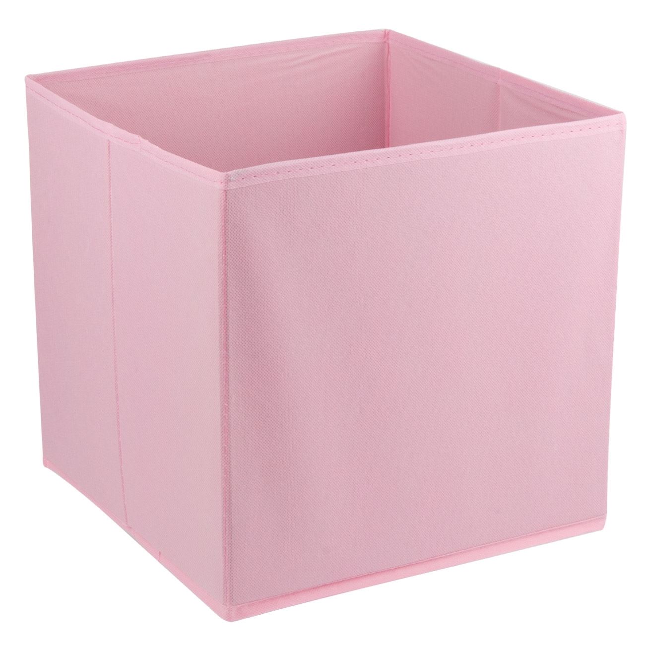 Tárolódoboz szövet rózsaszín 30x30x30 cm