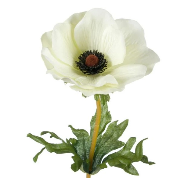 Szellőrózsa művirág fehér 40 cm 