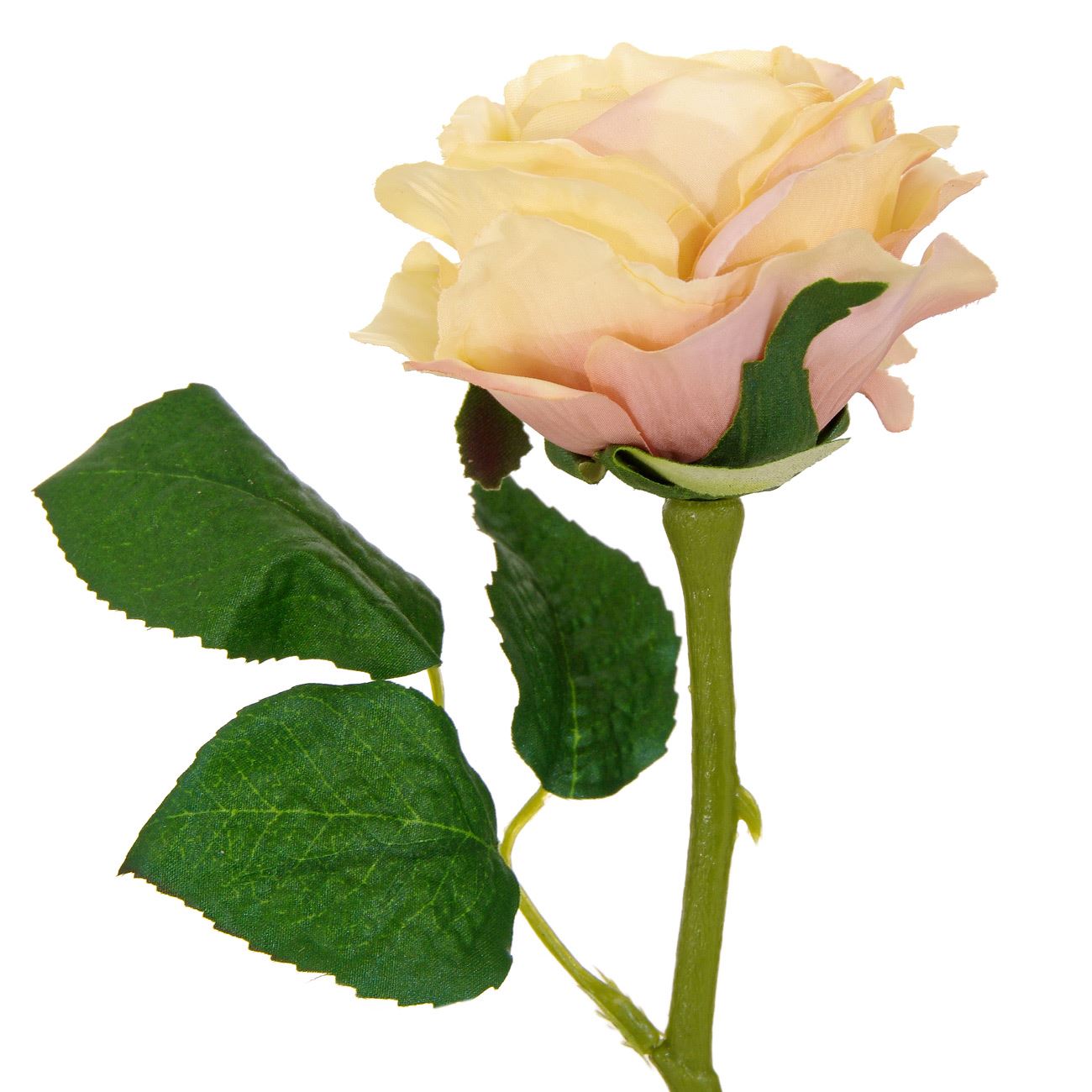 Rózsa művirág lazac 31 cm