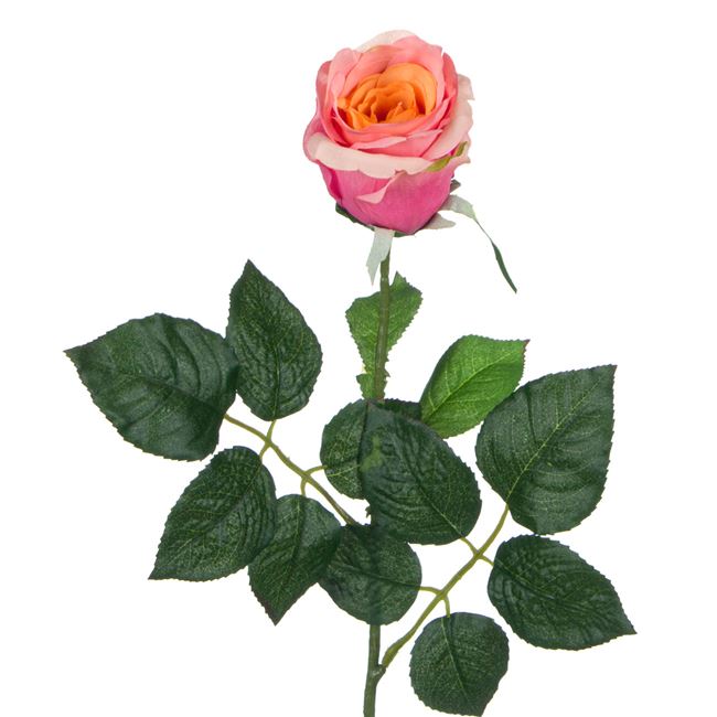 Rózsa művirág rózsaszín 54 cm 