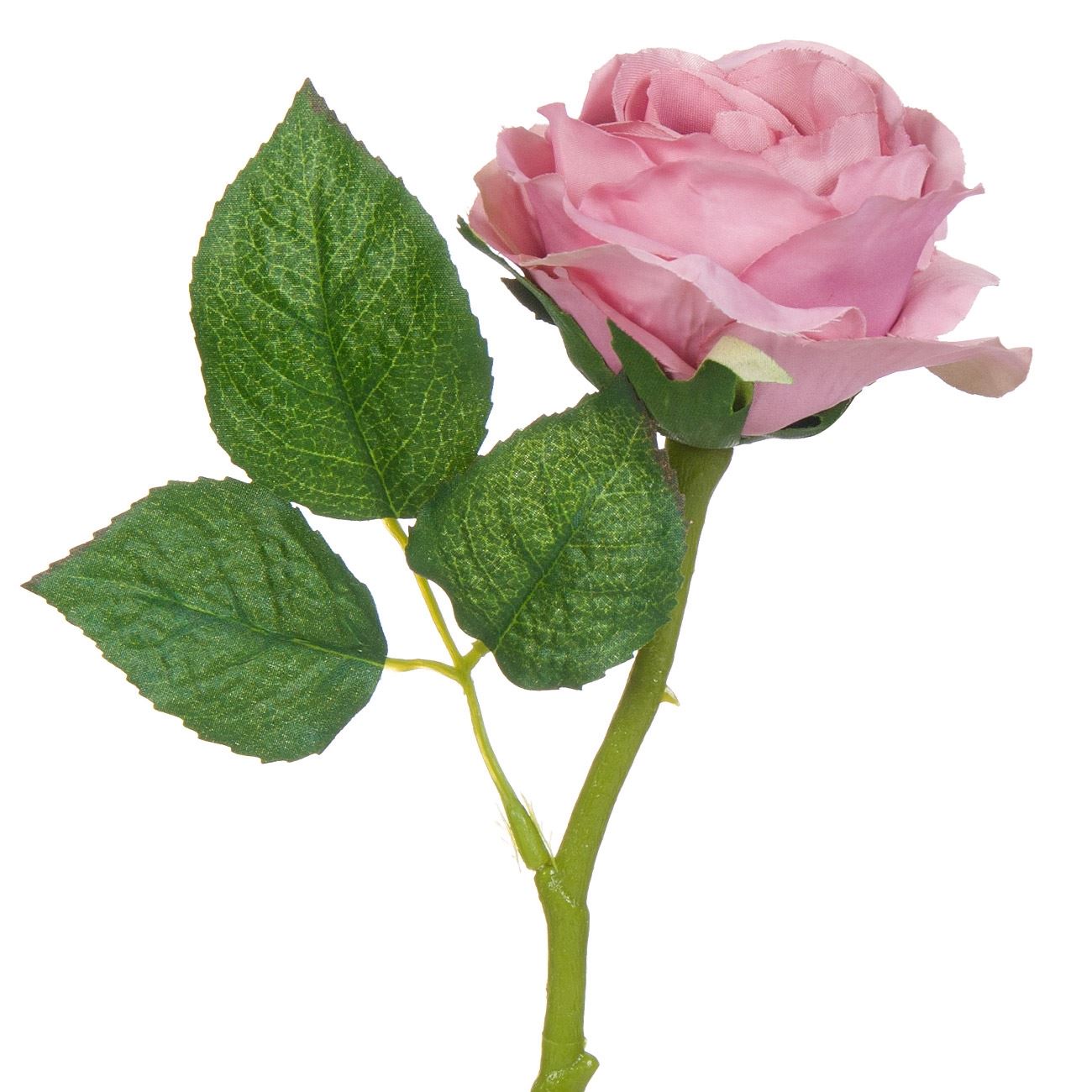 Rózsa művirág rózsaszín 30 cm 