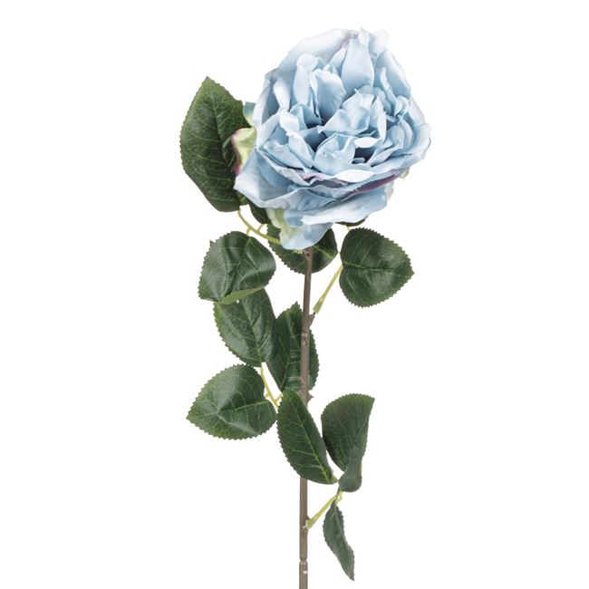 Rózsa művirág kék 80 cm