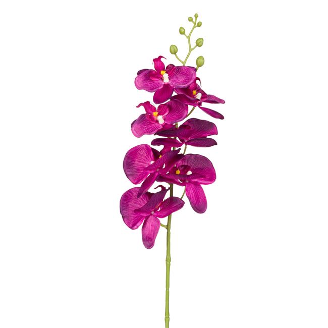 Orchidea művirág lila 85 cm 