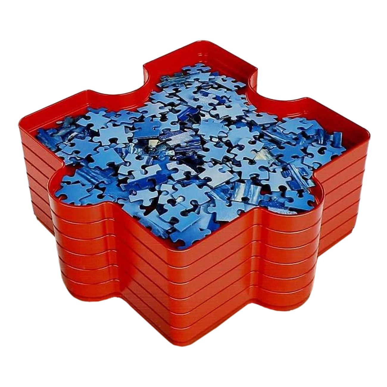 Válogatótárcák Puzzle Piros 21x21 cm - 6 db.
