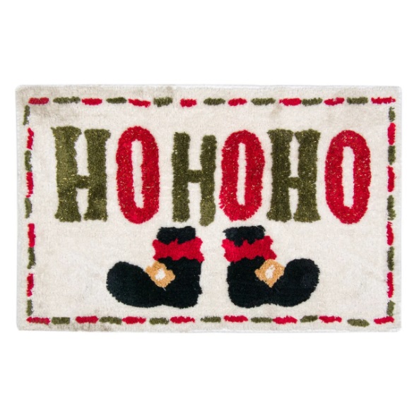 Karácsonyi fürdőszoba szőnyeg Ho Ho Ho 80x50 cm