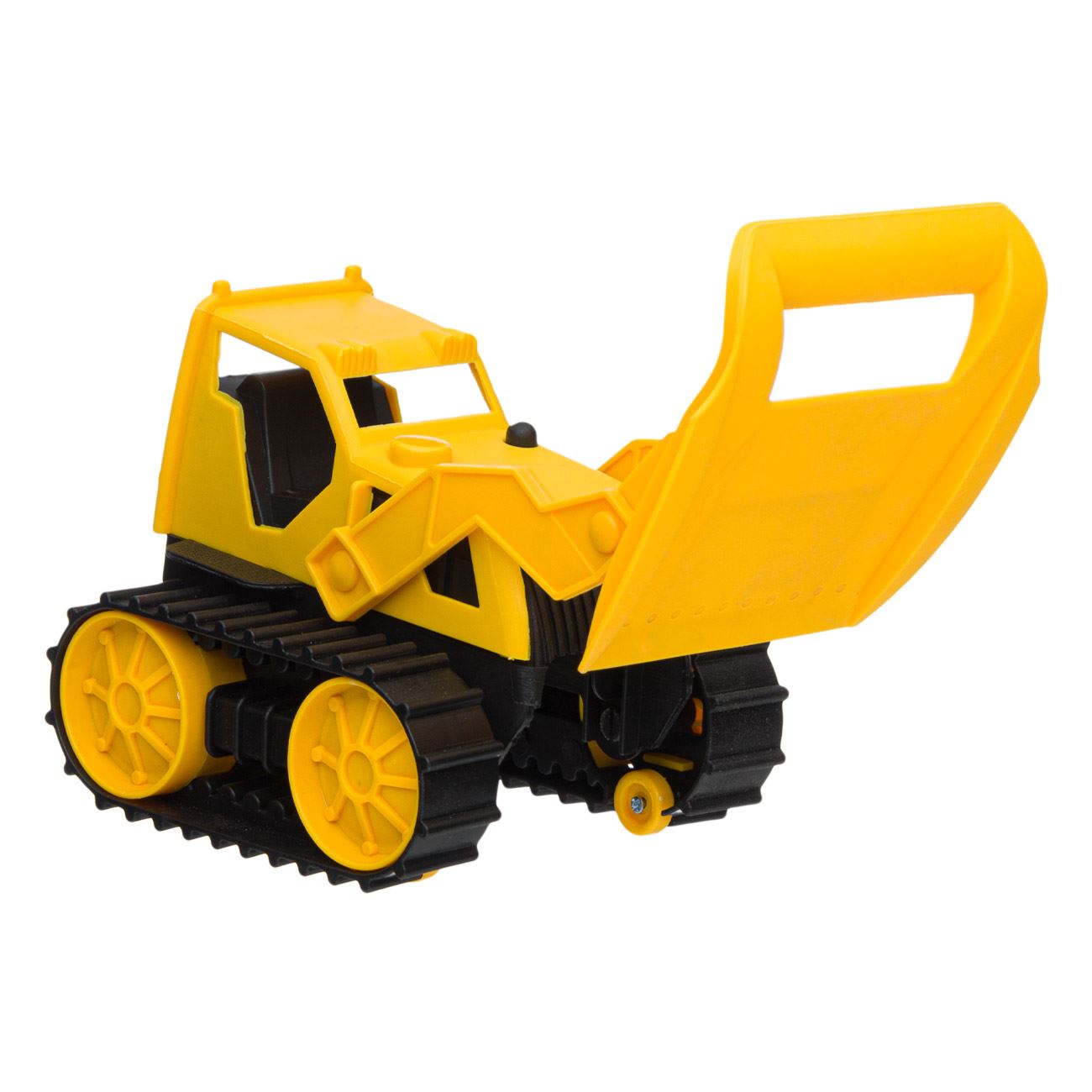 Építőipari jármű lánctalpas Bulldózer sárga