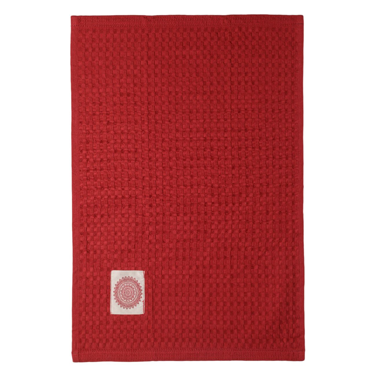 Konyharuha Mandala mintás vörös 60x40 cm