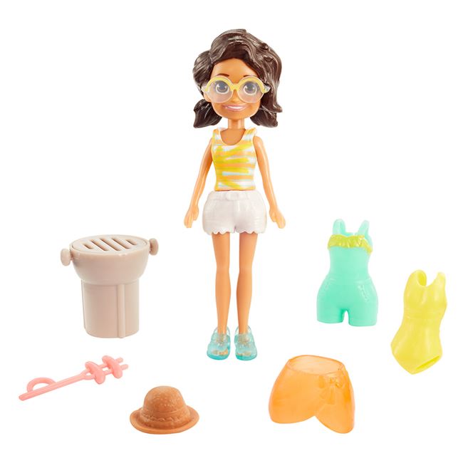 Polly Pocket baba ruhákkal és Jungel kiegészítőkkel - Mattel