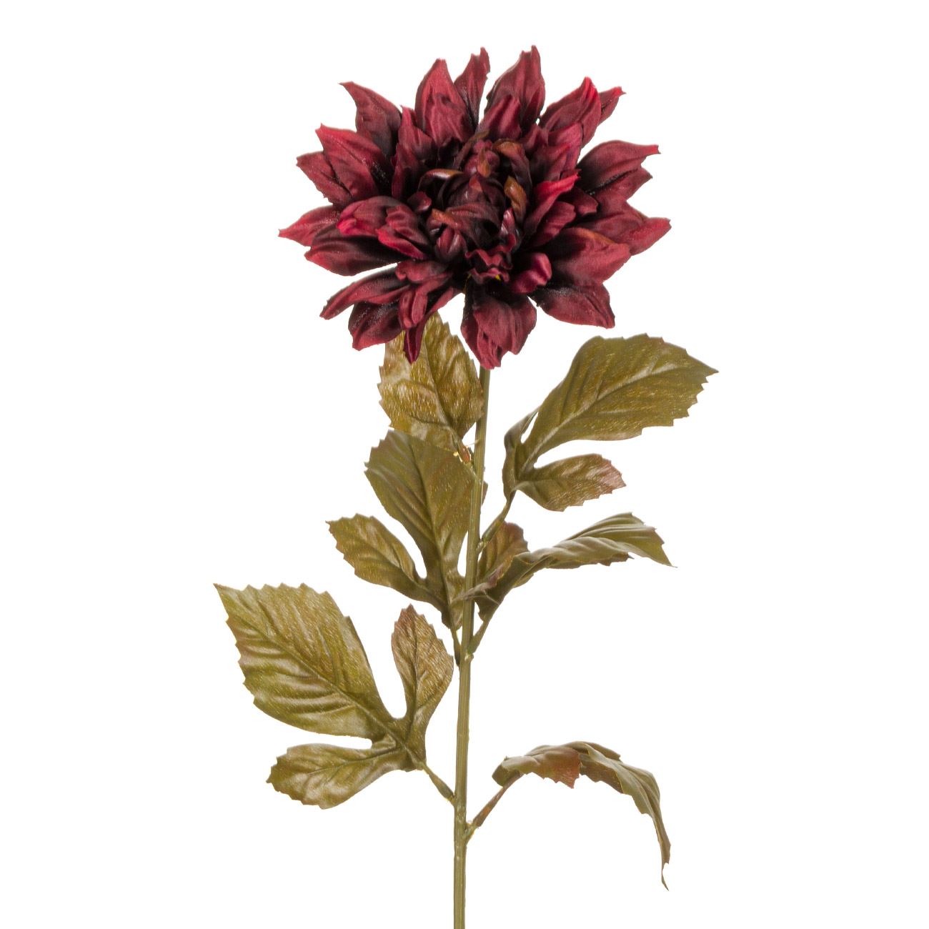 Dália művirág sötét bordó 70 cm 