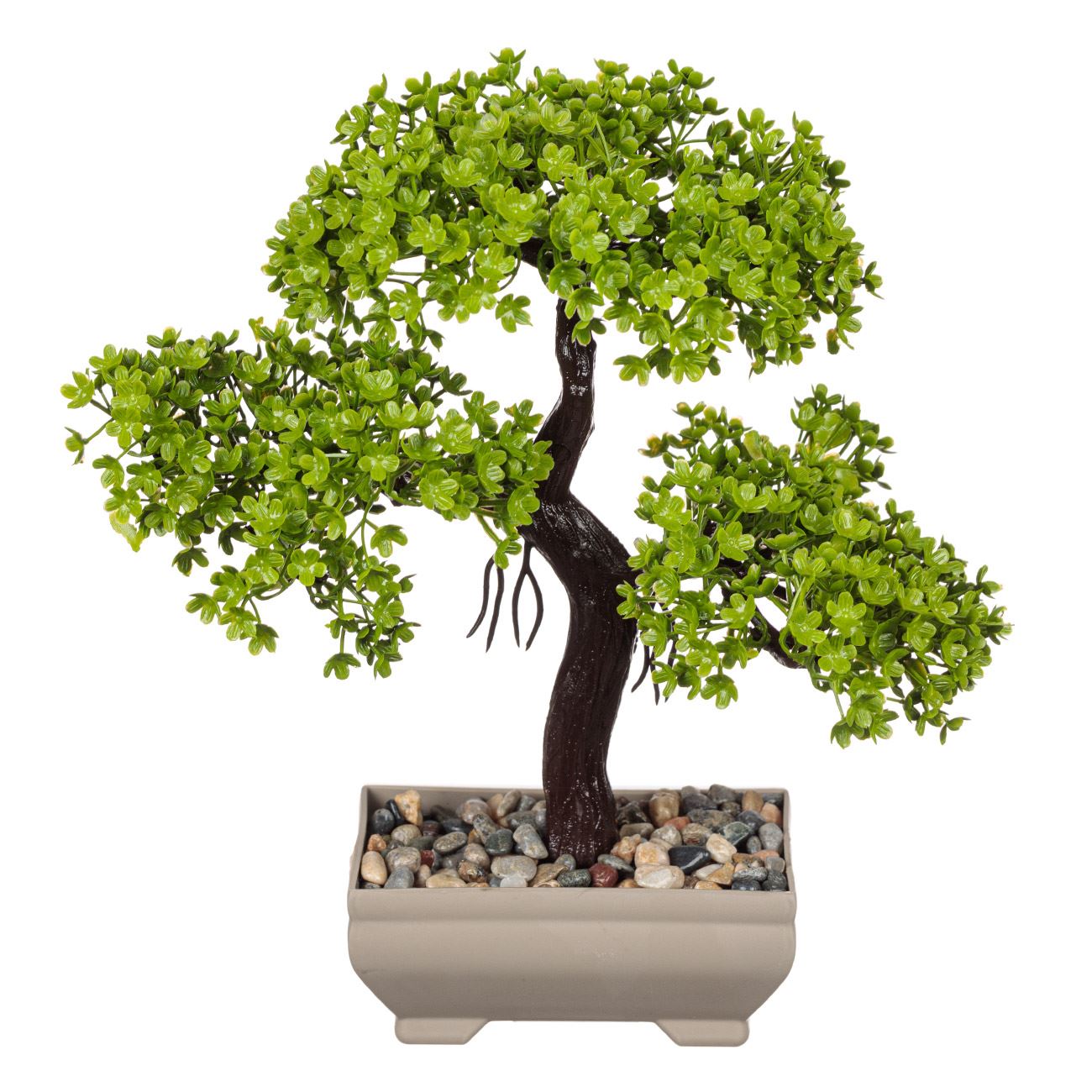 Élethű műanyag bonsai fa 22 cm