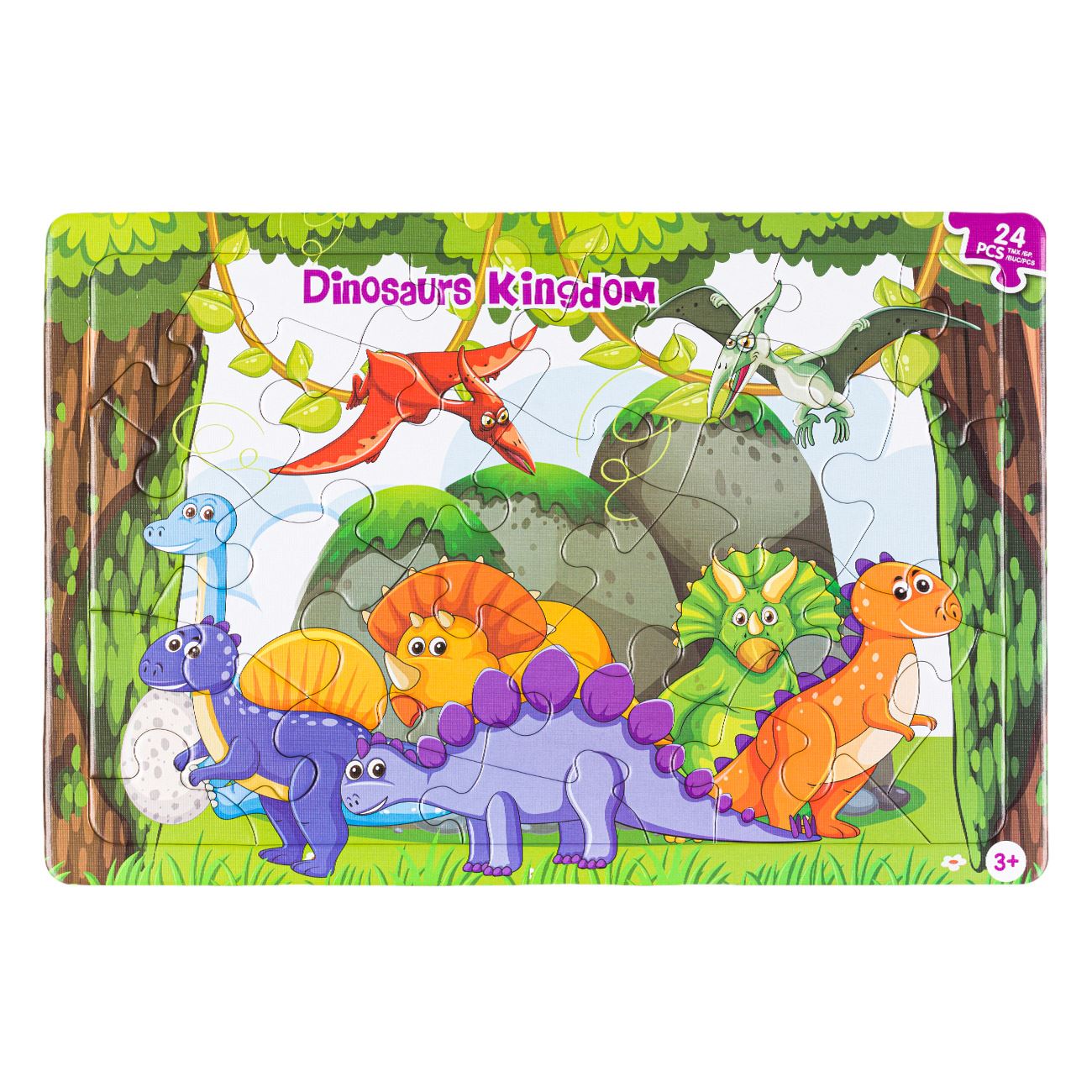 Dinoszauruszok puzzle (24 darab)