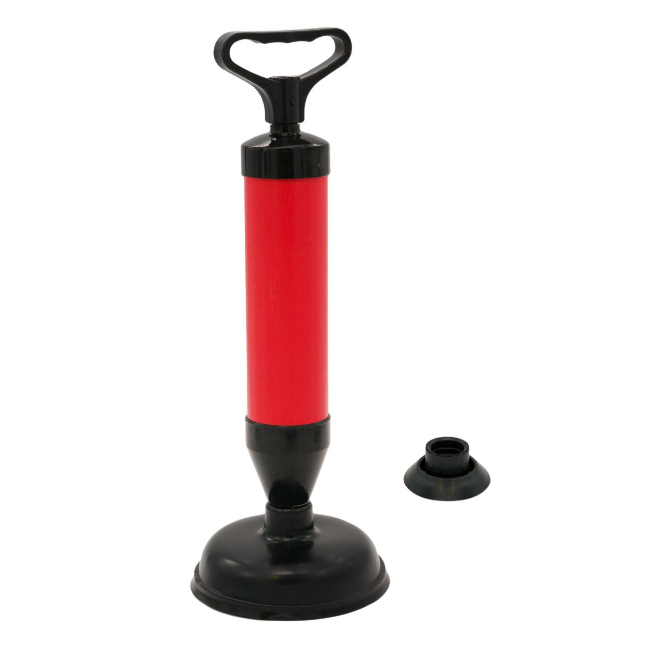 Mosogató pumpa műanyag piros fekete 37 cm