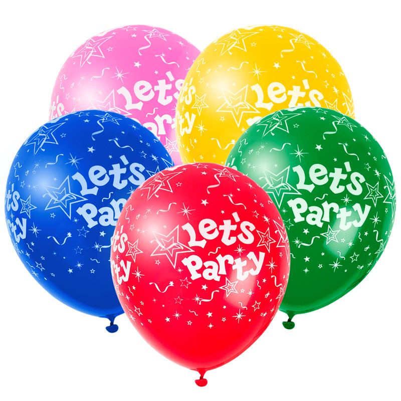 Léggömb Let's Party 20 db-os 