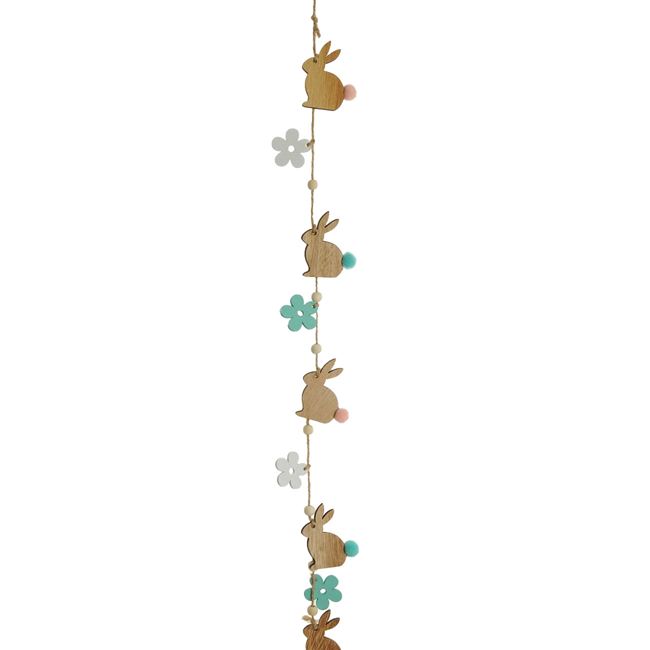 Húsvéti medál dekoratív nyuszik Pon-Pon 65 cm