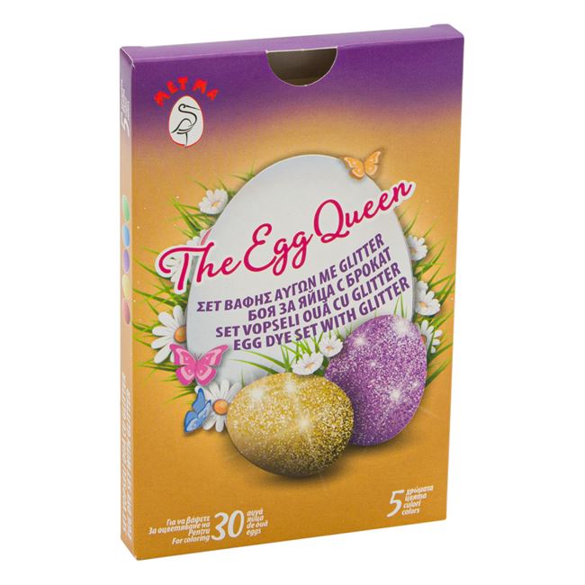 Húsvéti tojásfesték 5 szín csillogással