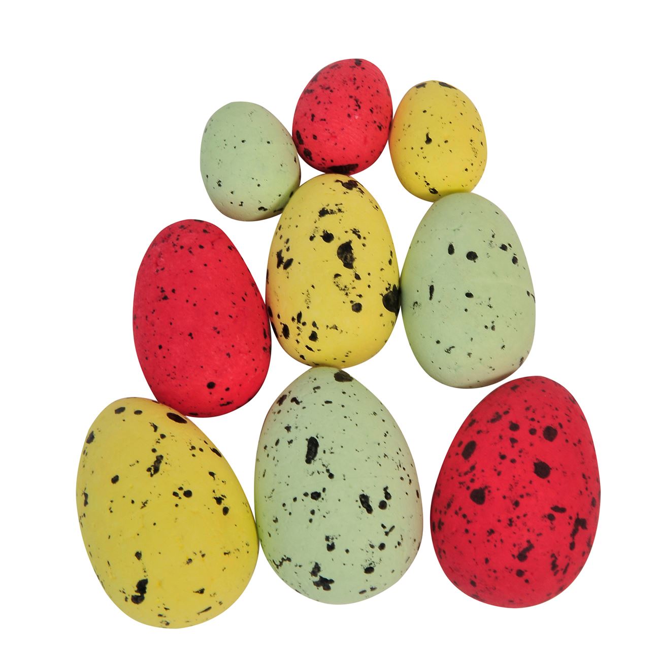 Húsvéti tojás dekoráció 60 db-os piros