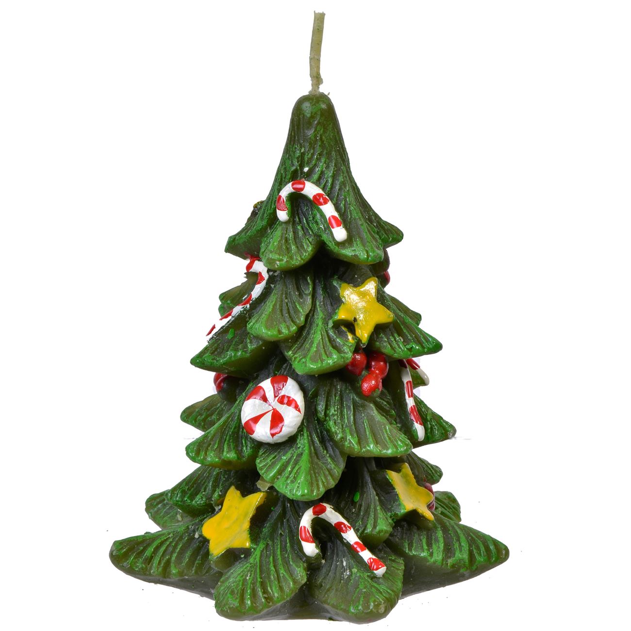 Karácsonyfa alakú gyertya 13 cm