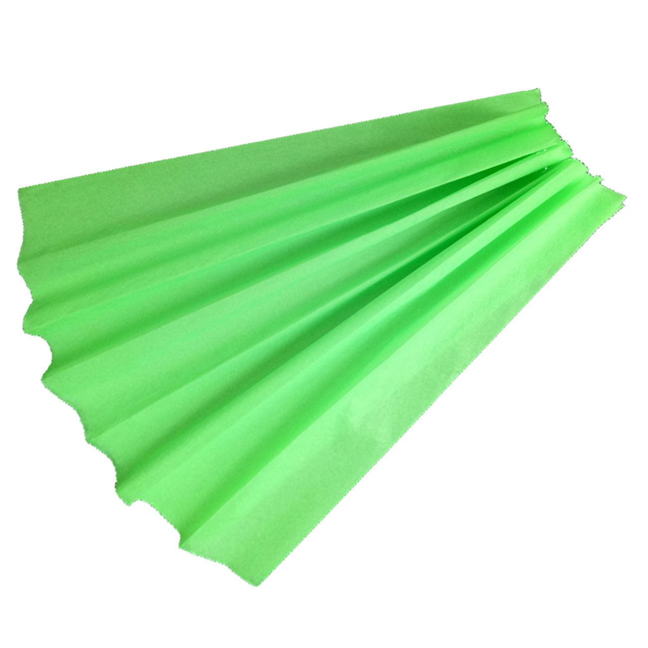 Fluoreszkáló krepp papír zöld 50 x 200 cm