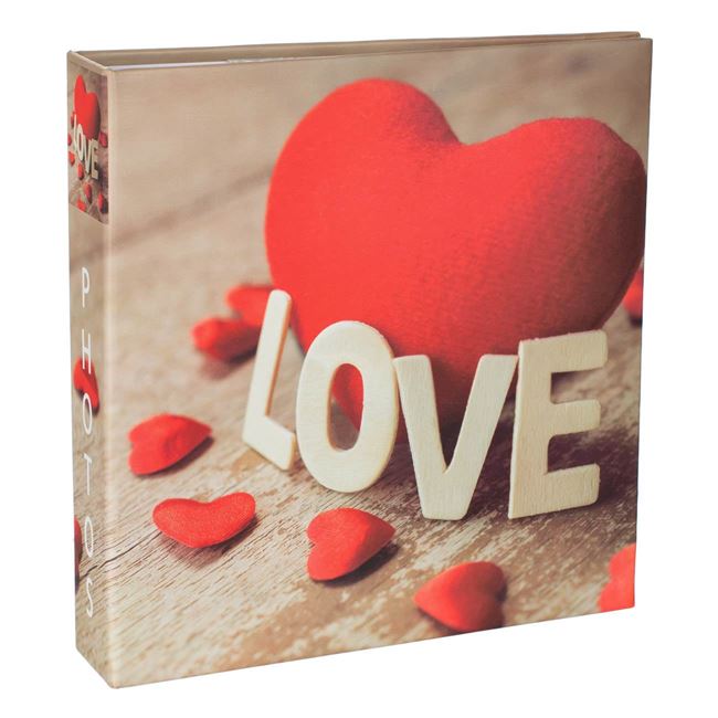 Fotóalbum Love Hearts 22.5x22.5cm (200 kép)