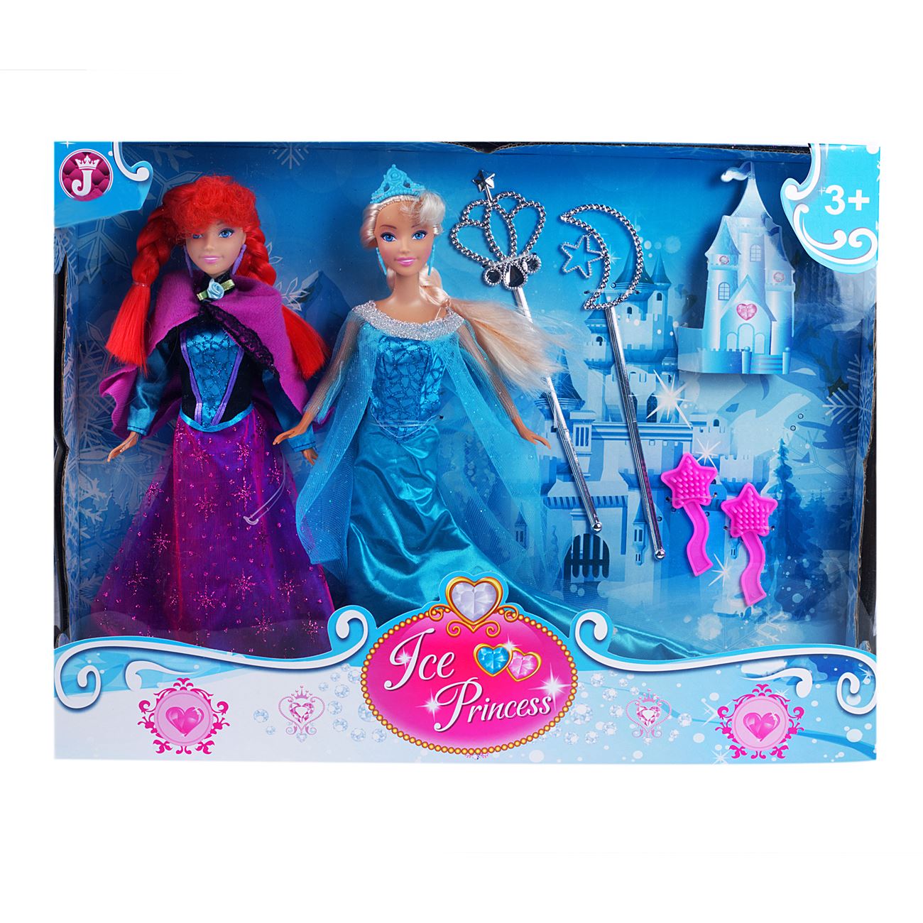 Anna és Elsa baba dobozban kiegészítőkkel