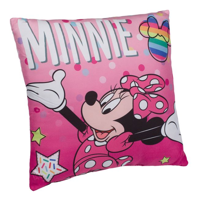 Minnie egér kispárna rózsaszín 30x30 cm 