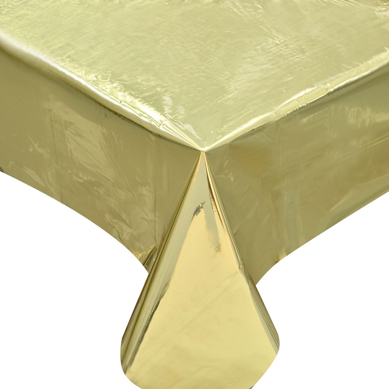 Fehér/arany parti asztalterítő 137 x 274 cm