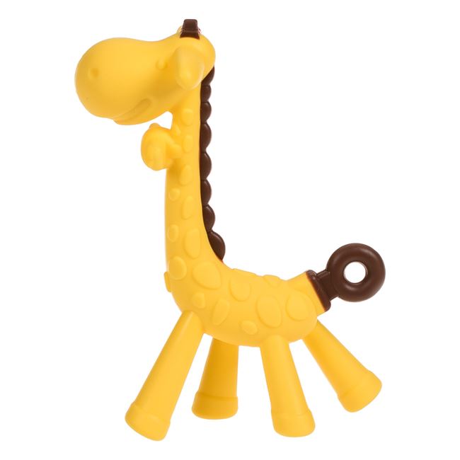 Zsiráf alakú szilikon fogzási játék