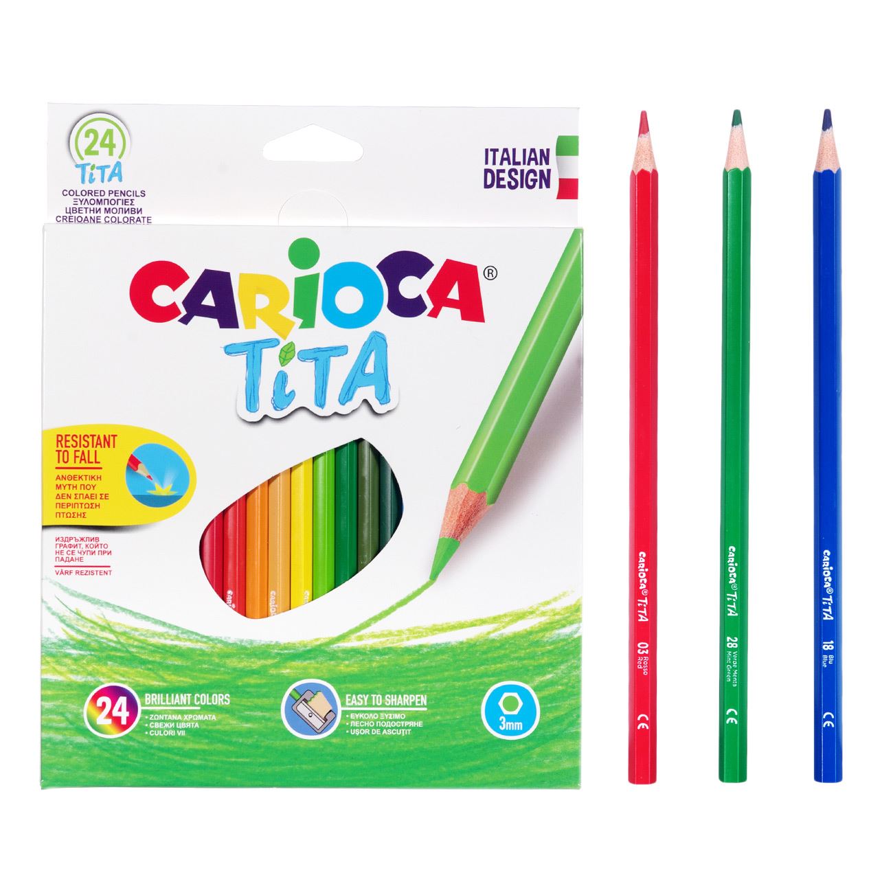 24 db-os Carioca színes ceruza készlet