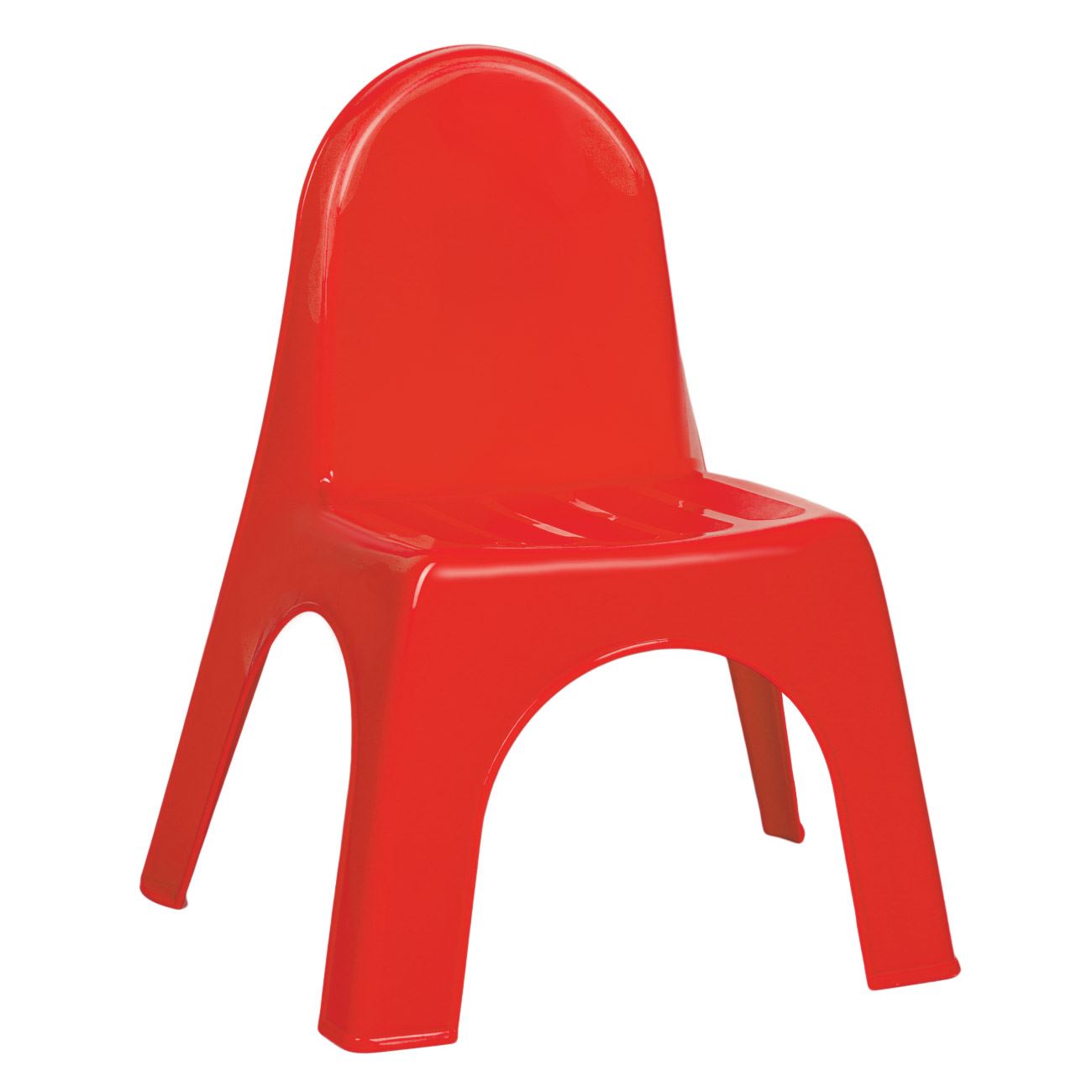 Gyermek műanyag szék kar nélkül Piros 34x25x41 cm