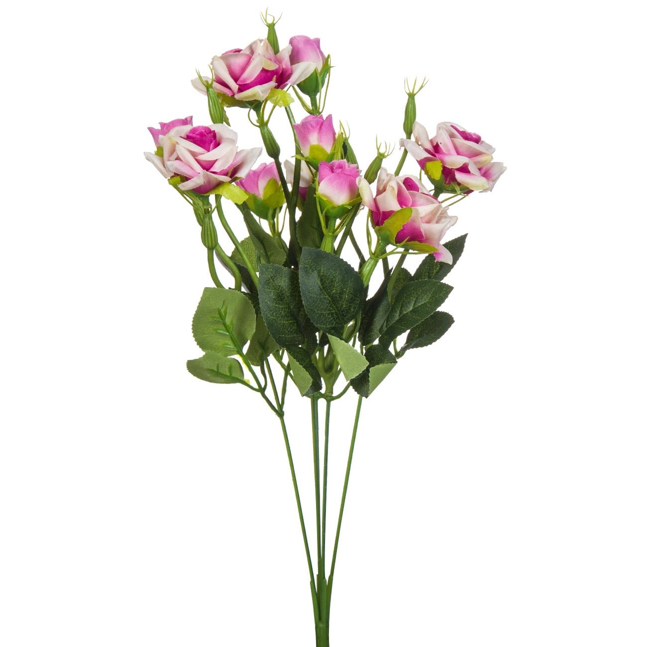 Cirmos rózsa művirág csokor 43 cm 