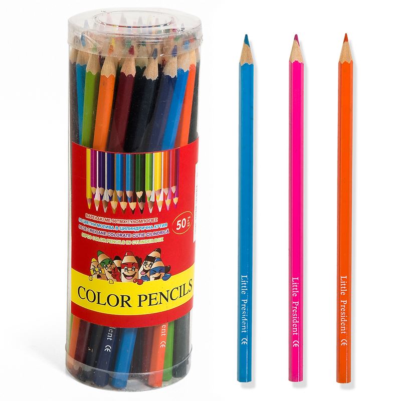 Little President 50 db-os színes ceruza készlet